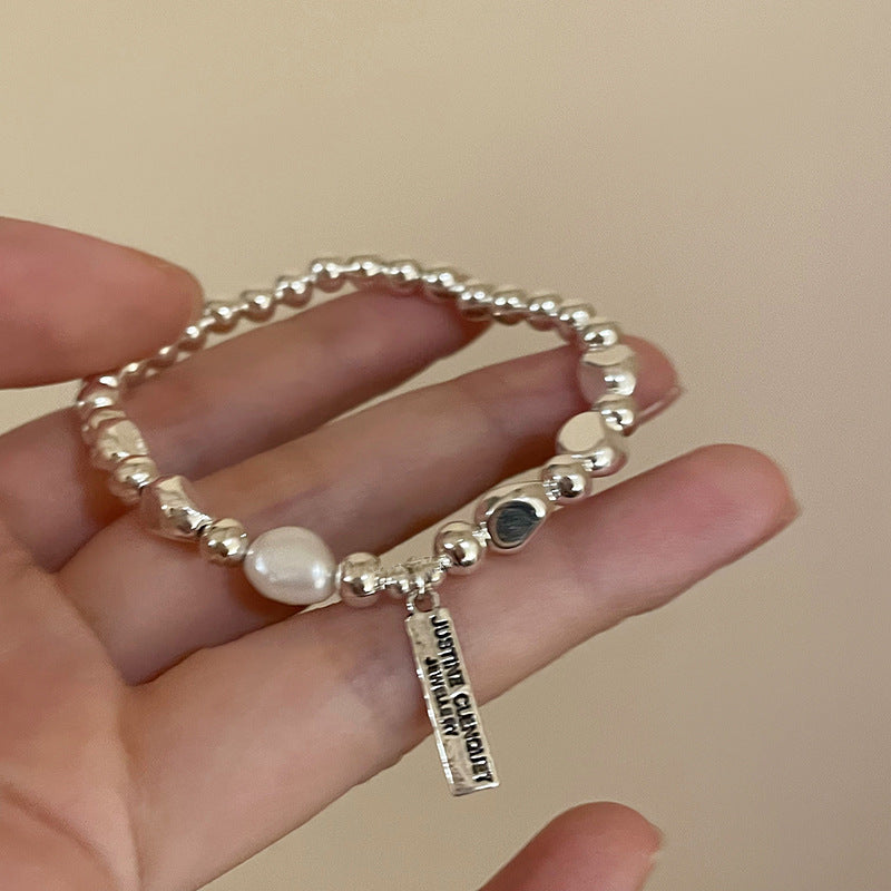 Wholesale Simple Temperament Silver Pearl Bracelet